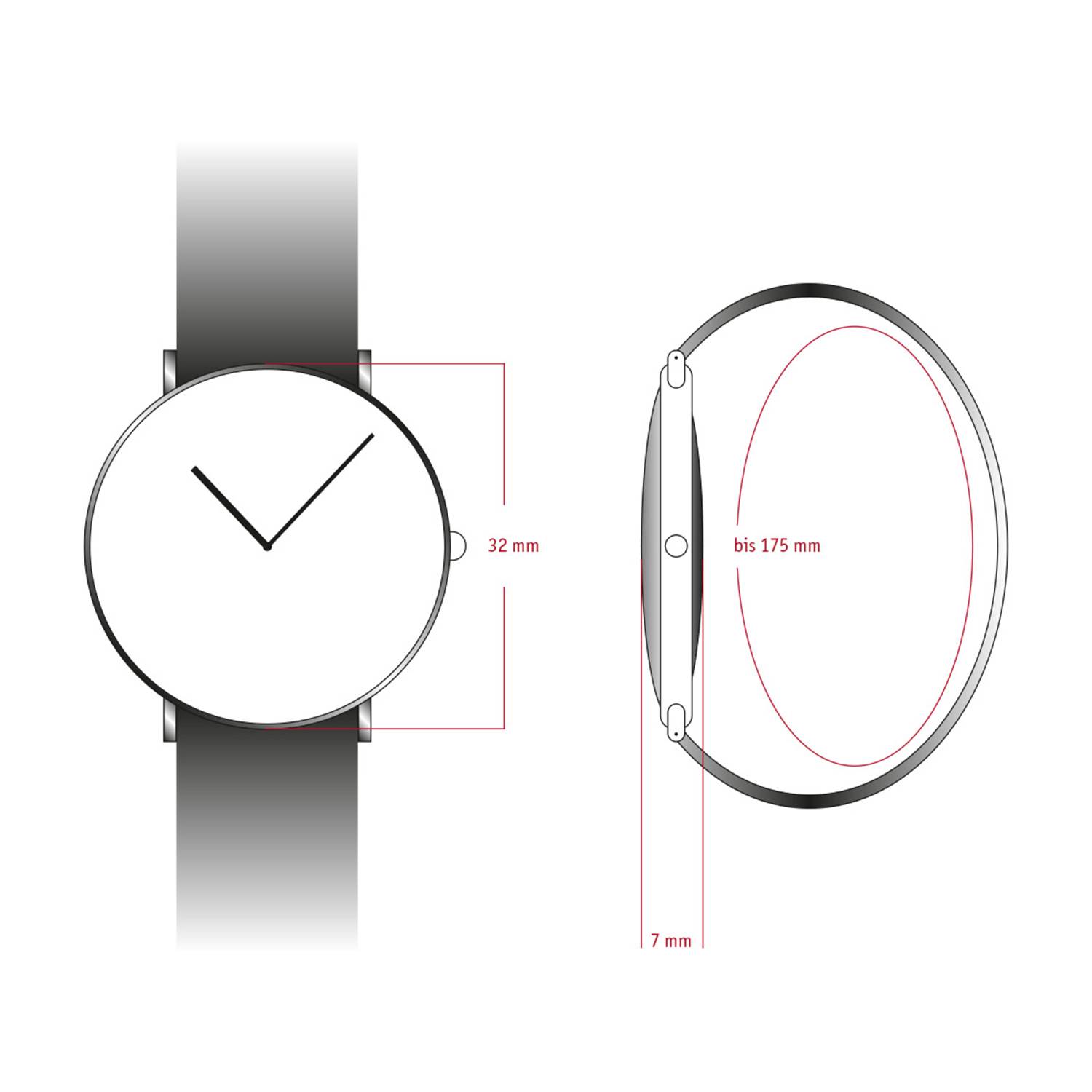 Dugena Damenuhr 4461094 Fiona, Quarz, weißes Zifferblatt, Edelstahl, Mineralglas