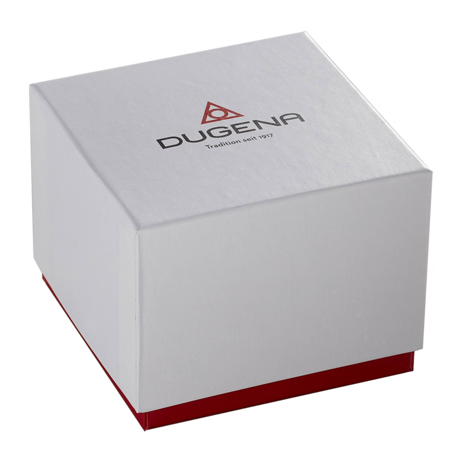 Dugena Damenuhr 4461086 Florenz, Quarz, schwarzes Zifferblatt, Edelstahl, 5 bar