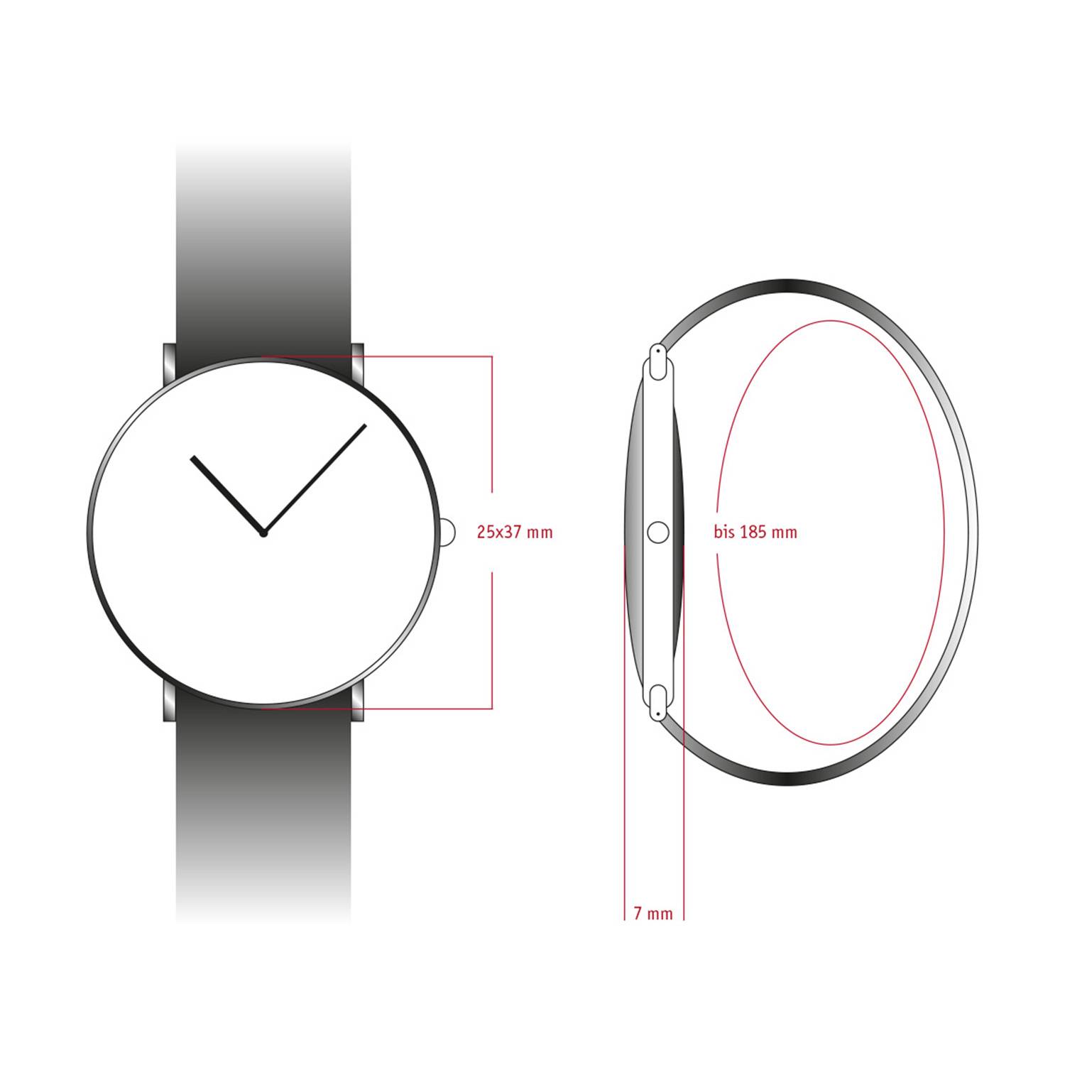 Dugena Damenuhr 4461077 Sienna, Quarz, weißes Zifferblatt, Edelstahl