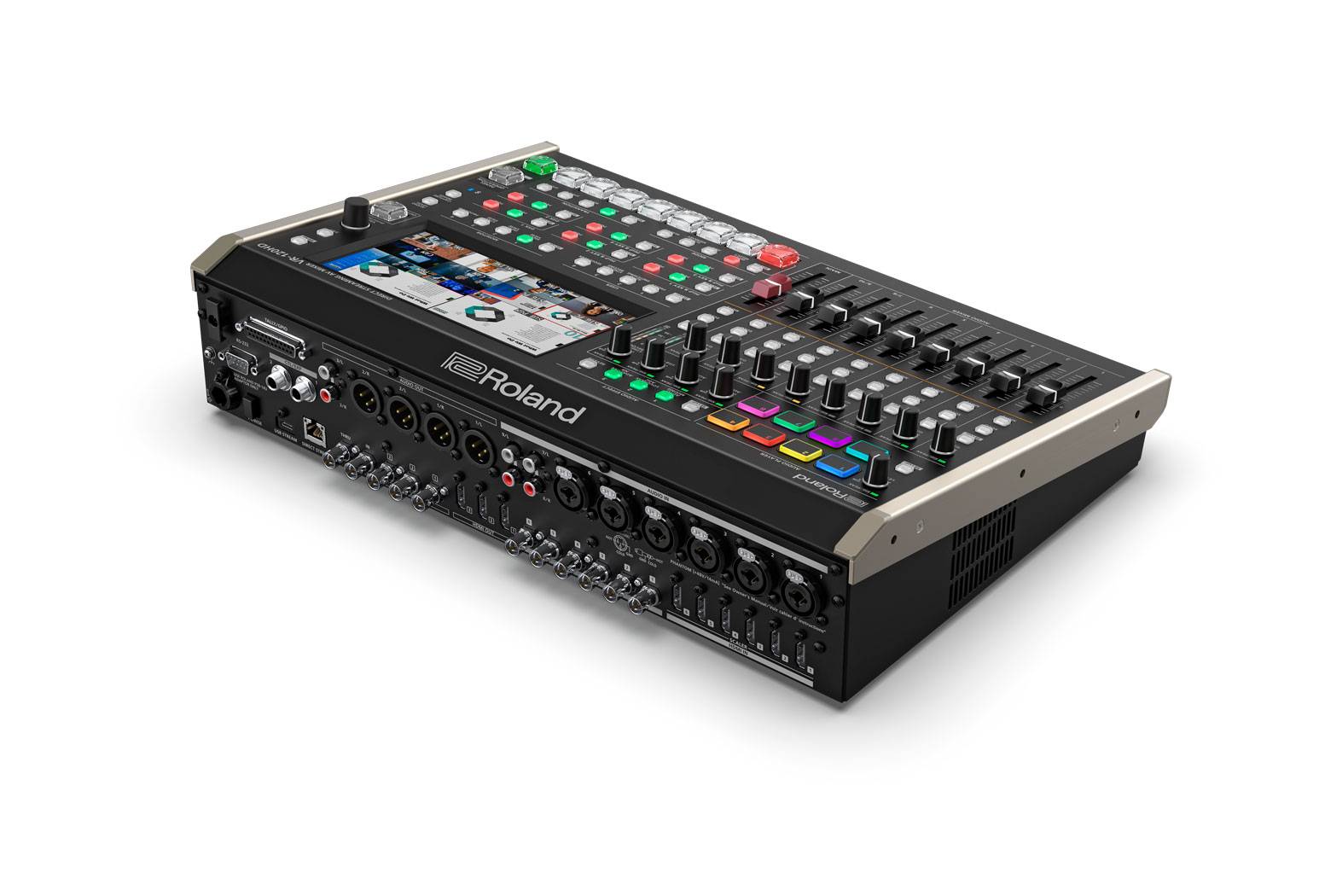 ROLAND VR-120HD - 12-Kanal HD Streaming AV-Mixer (7" Touchscreen | 3G-SDI & HDMI | PTZ-Steuerung | USB-C Streaming |