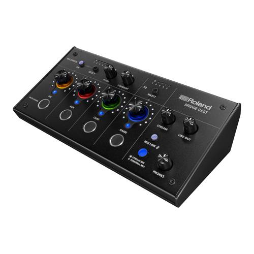 ROLAND BRIDGE CAST - All-In-One Audio-Streaming & Audio-Mixer (parallele Soundmischungen | XLR-Mikrofonvorverstärker |
