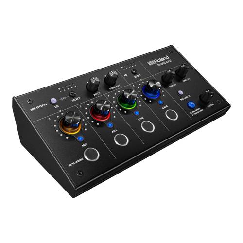 ROLAND BRIDGE CAST - All-In-One Audio-Streaming & Audio-Mixer (parallele Soundmischungen | XLR-Mikrofonvorverstärker |