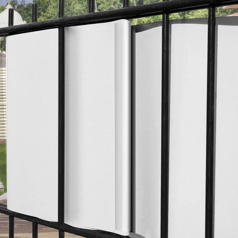 120-150 Stück PVC Befestigungsclips Balkonsichtschutz Sichtschutz Universal Klemmschienen für Doppelstabmatten Sichtschutzstreifen Zaun Transparent-