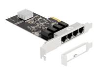 Delock - Netzwerkadapter - PCIe 2.0 x4 Low-Profile