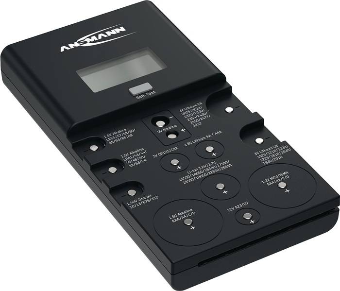 Batterie-/Akkutester f.Akkus u.Batterien 1x9V Blockbatt.ANSMANN