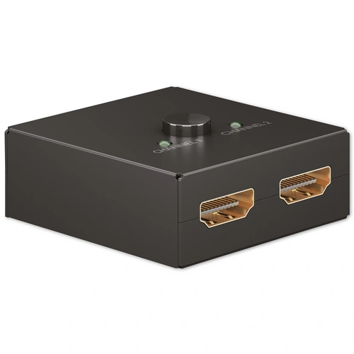 GOOBAY Manuelle HDMI-Umschaltbox 2 auf 1, 4K, 30 Hz GOOBAY Manuelle HDMI-Umschaltbox 2 auf 1, 4K, 30 Hz