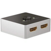 GOOBAY Manuelle HDMI-Umschaltbox 2 auf 1, 4K, 60 Hz GOOBAY Manuelle HDMI-Umschaltbox 2 auf 1, 4K, 60 Hz