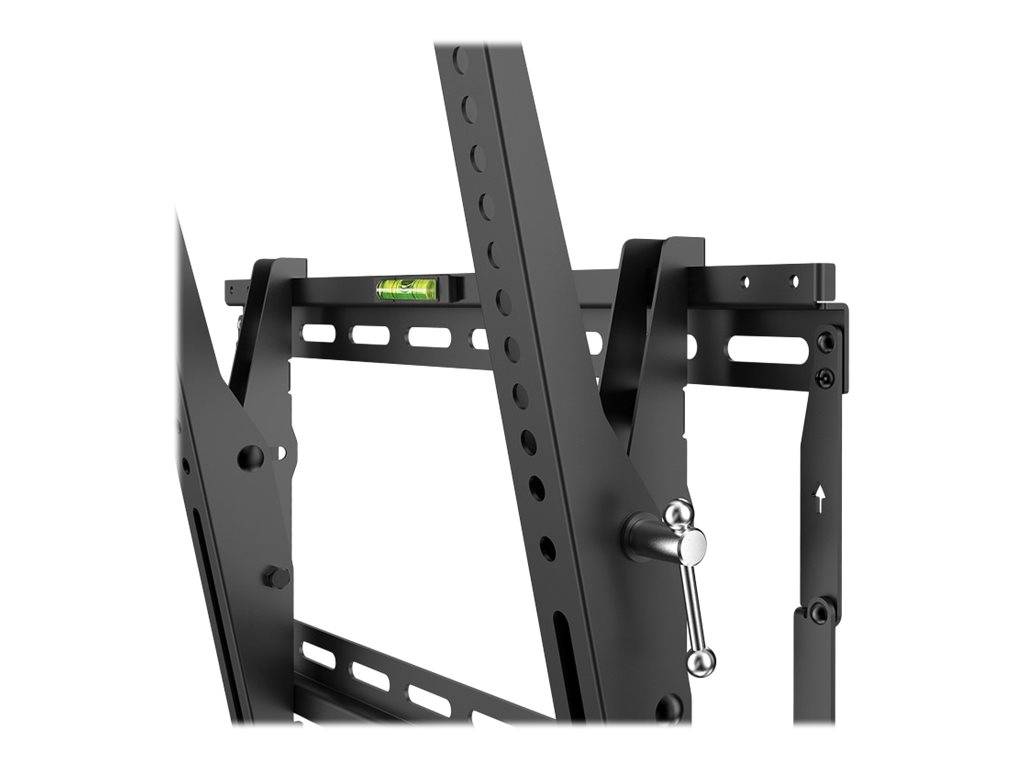 WENTRONIC - Goobay Pro - XL - Klammer - neigen - für LCD TV - verriegelbar - Stahl - Schwarz - Bildschirmgröße: 109.2-25