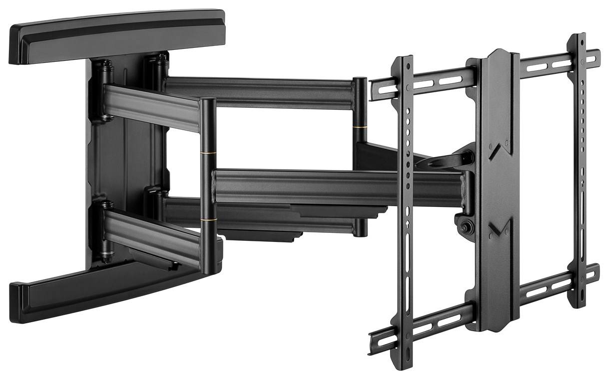 goobay TV-Wandhalterung Pro FULLMOTION L wide Range für Fernseher von 37" bis 70" schwenkbar und neigbar bis 70 kg