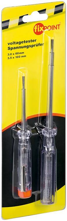 fixpoint Spannungsprüfer Set 200/250 V mit CE und GS (2er Set)