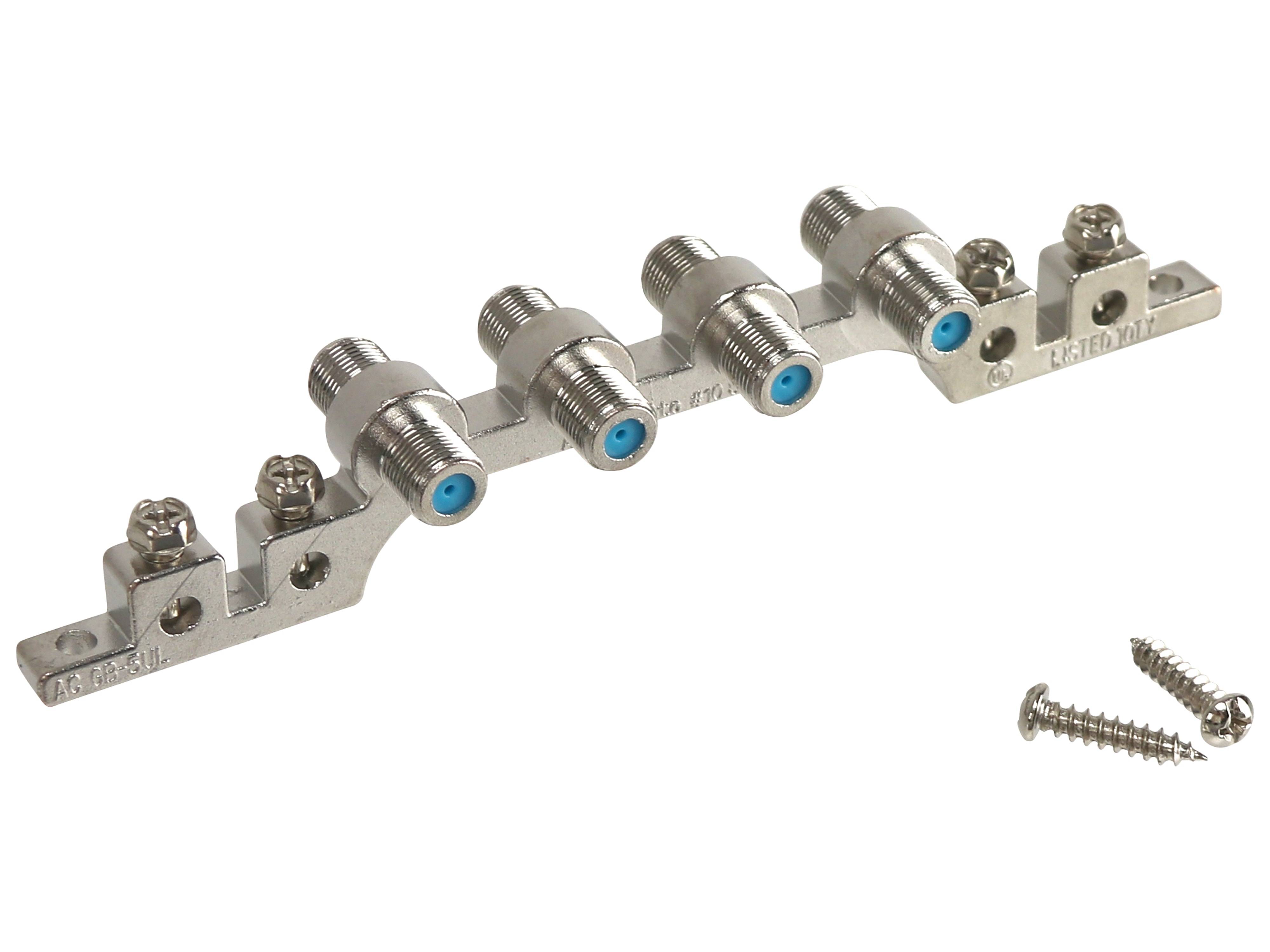 GOOBAY Erdungsblock, 8 F-Buchsen