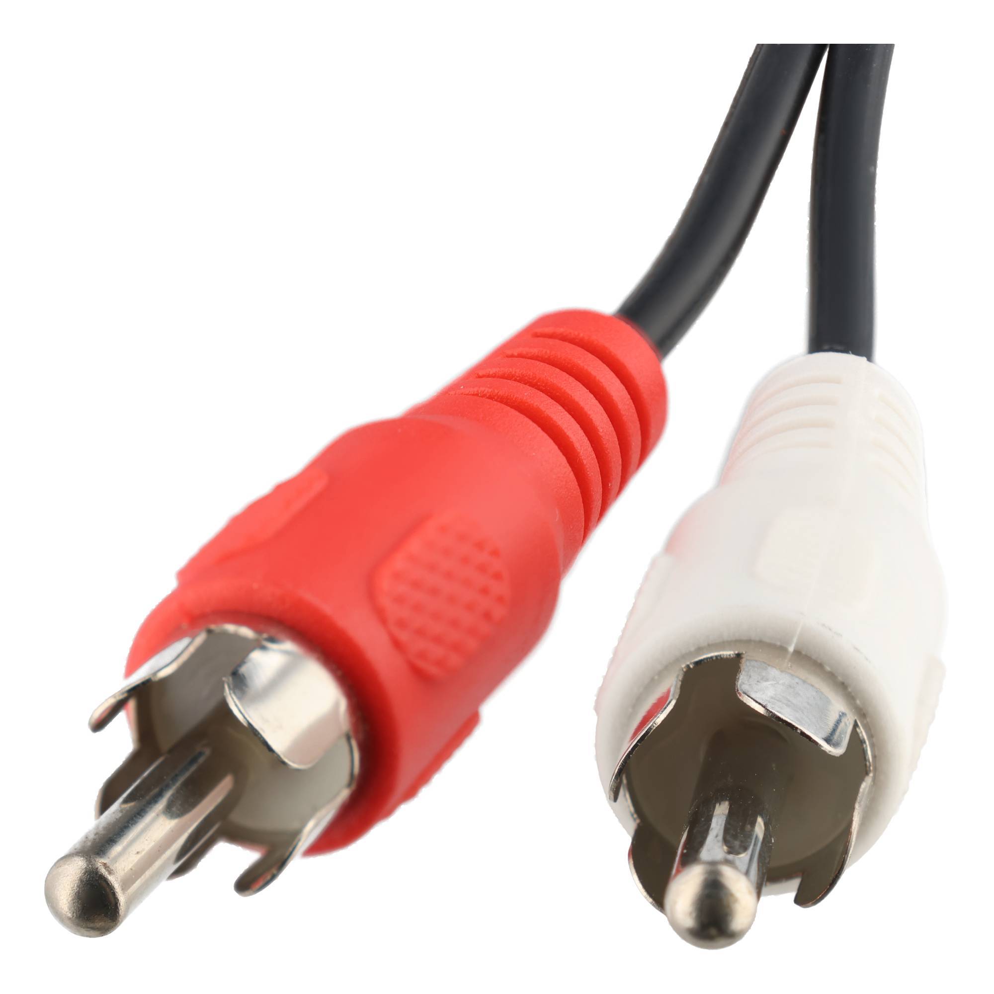 Audio-Kabeladapter, DIN-Buchse zu Stereo-Cinch-Stecker - DIN-Buchse 180° (5-Pin) > 2x Cinch-Stecker (Audio links/rechts)