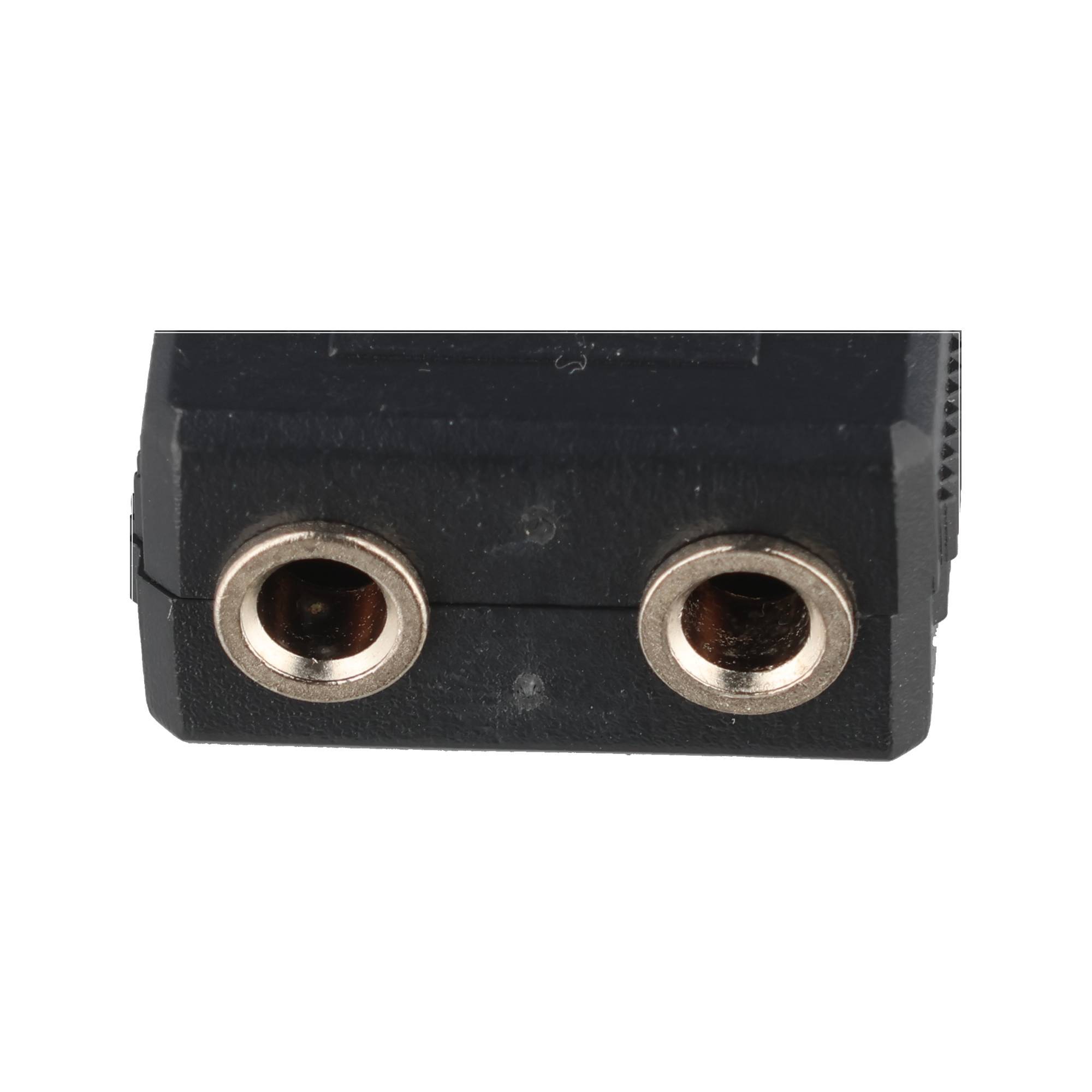 Kopfhörer-Adapter AUX, Klinke 3,5 mm 1 zu 2 - 1x 3,5-mm-Klinkenstecker (3-polig, stereo) > 2x 3,5-mm-Klinkenkupplung (3-