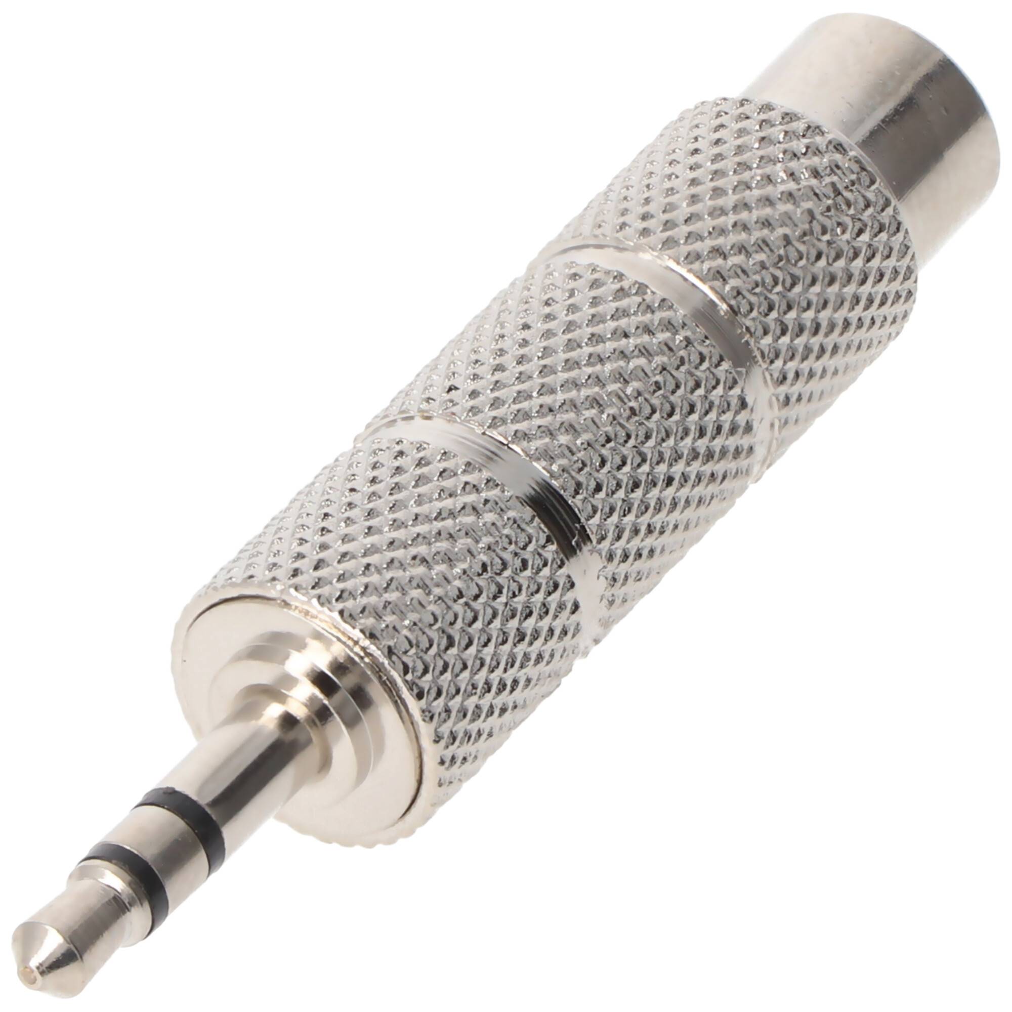 Goobay Kopfhörer-Adapter, AUX-Klinke 3,5 mm zu 6,35 mm - 1x 3,5-mm-Klinkenstecker (3-polig, stereo) > 1x 6,35-mm-Klinken
