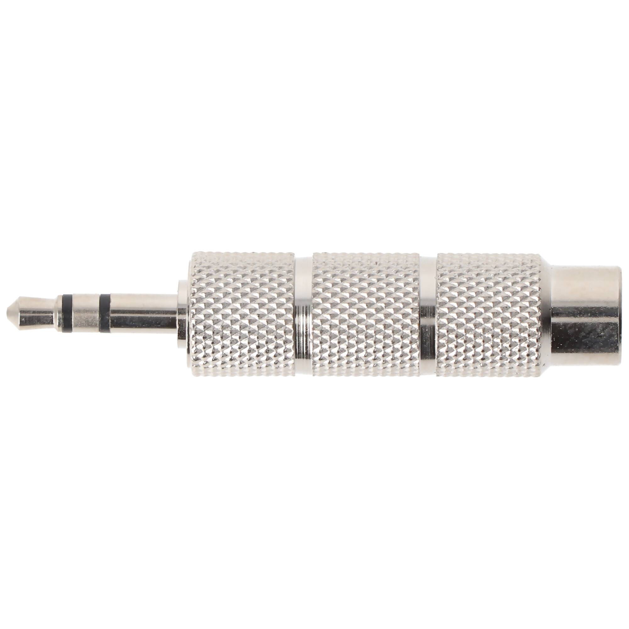 Goobay Kopfhörer-Adapter, AUX-Klinke 3,5 mm zu 6,35 mm - 1x 3,5-mm-Klinkenstecker (3-polig, stereo) > 1x 6,35-mm-Klinken