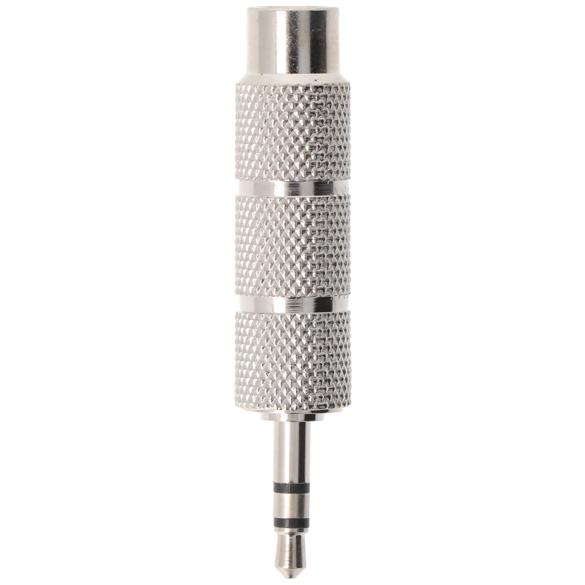 Goobay Kopfhörer-Adapter, AUX-Klinke 3,5 mm zu 6,35 mm - 1x 3,5-mm-Klinkenstecker (3-polig, stereo) > 1x 6,35-mm-Klinken