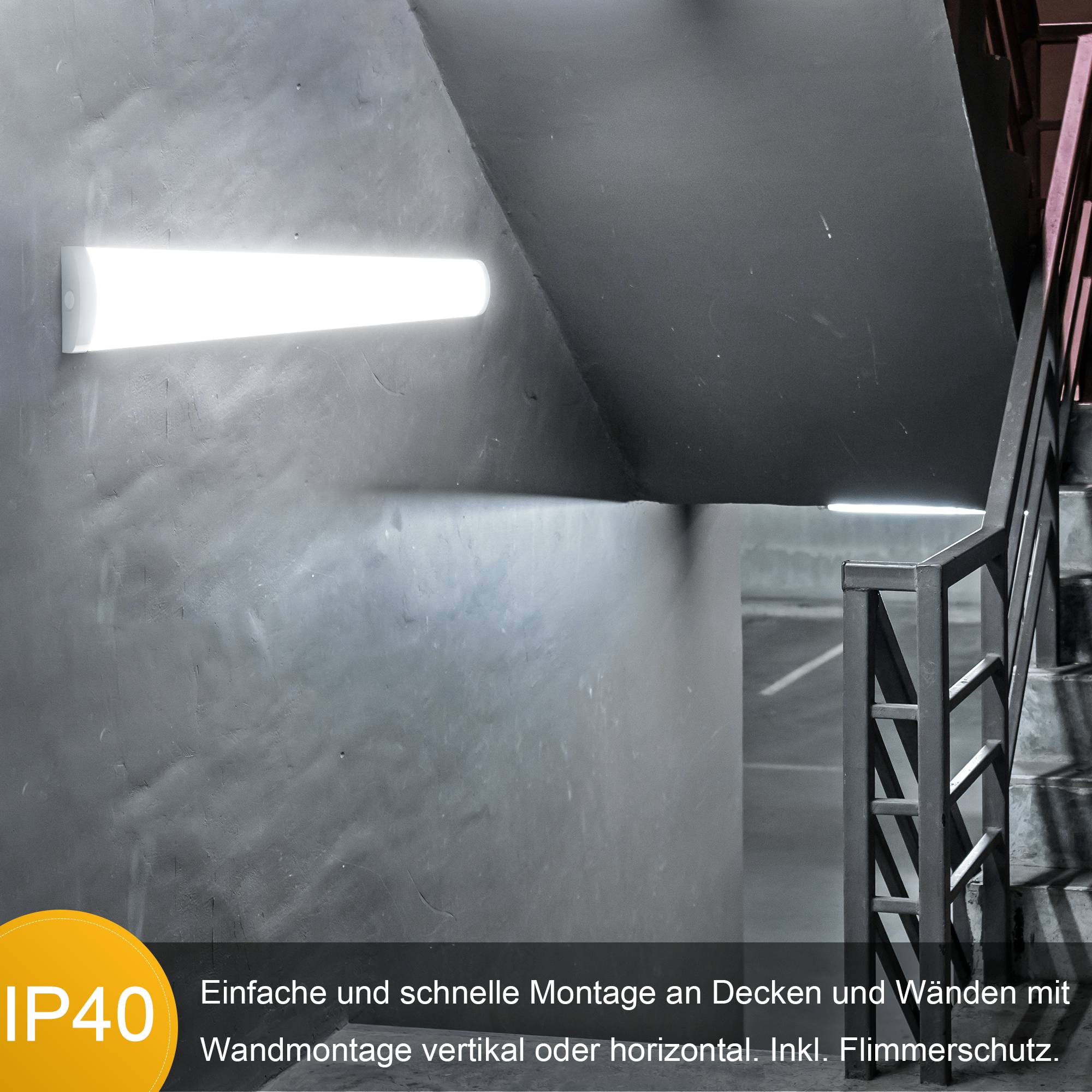 Engel Vada S 60cm LED-Anbauleuchte 20W 2400lm IP40 Reihenschaltung