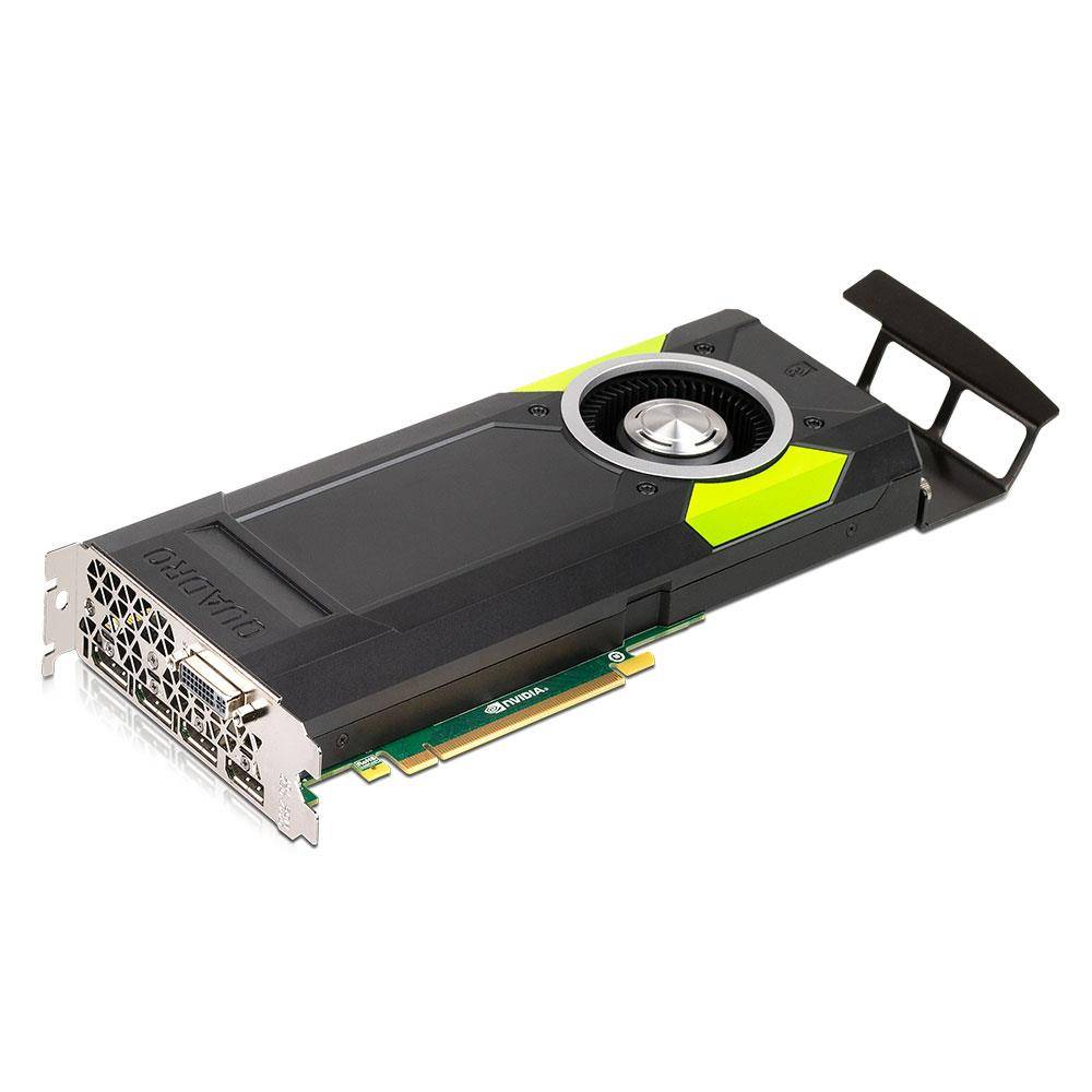 HP Quadro RTX 4000 (Refurbished) CAD Grafikkarte (P/N: L48392-001, 8GB GDDR6, PCIe 3.0 x16, 1-Slot, 3x DP, USB-C)