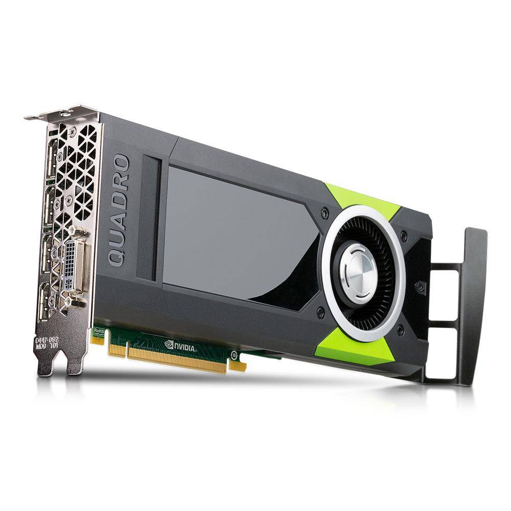 HP Quadro RTX 4000 (Refurbished) CAD Grafikkarte (P/N: L48392-001, 8GB GDDR6, PCIe 3.0 x16, 1-Slot, 3x DP, USB-C)