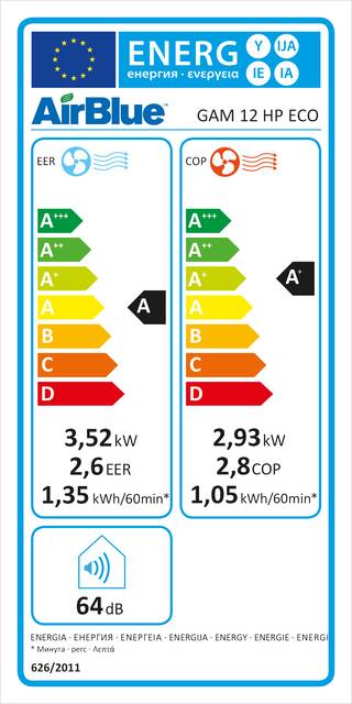 Swegon Germany Klimagerät mobil, R290 GAM 12 HP ECO