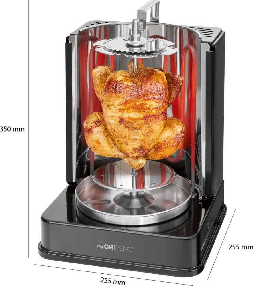 CTC Clatronic Döner-Vertikalmultigrill CTC DVG 3686 sw
