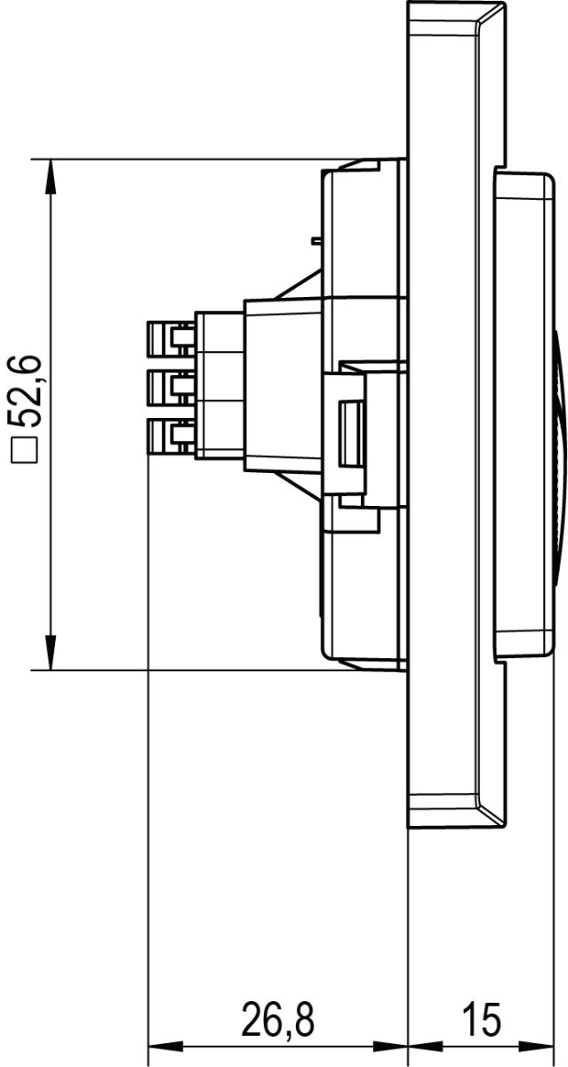 Alre-it Raumtemperaturregler RTBSU-401.063#00