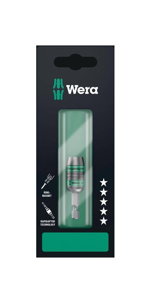 Wera Bithalter 887/4 RR SB SiS Außen/Innensechskant1/4Zoll L.57mm
