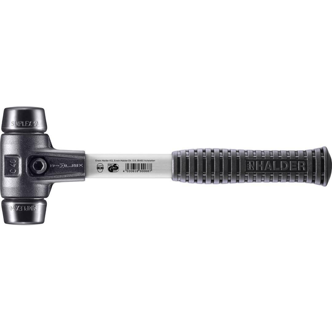 HALDER SIMPLEX-Schonhammer, Gummikomposition; mit verstrktem