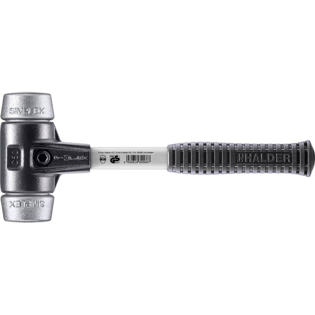 HALDER SIMPLEX-Schonhammer, Weichmetall; mit verstärktem