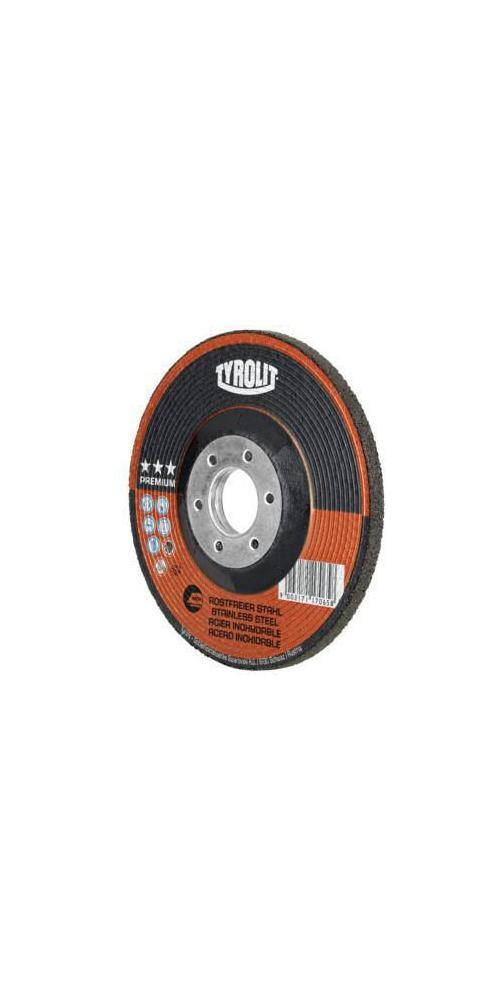 TYROLIT Schruppscheibe PREMIUM D178xS7mm Körnung 30 gekröpft Bohrung