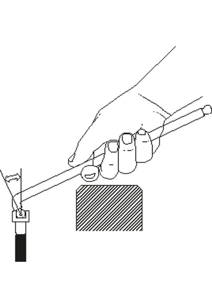 GEDORE Schraubendreher 42 DKEL 4 Doppelkugelkopf 4 mm Doppelkugelkopf