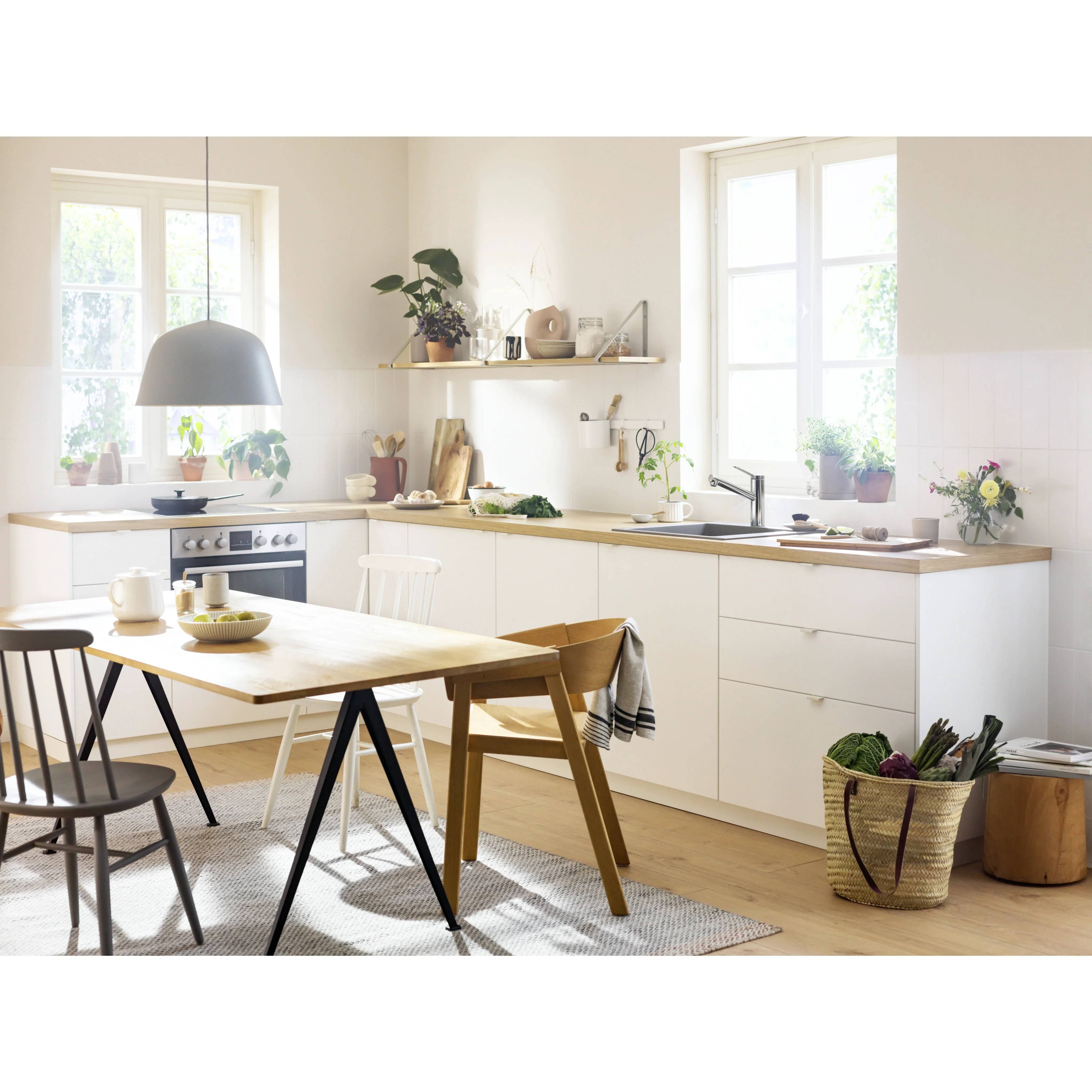 hansgrohe Zesis M33, Einhebel-Küchenmischer, 150, Niederdruck/offene Warmwasserbereiter, 1jet, Chrom, 1 Stk.