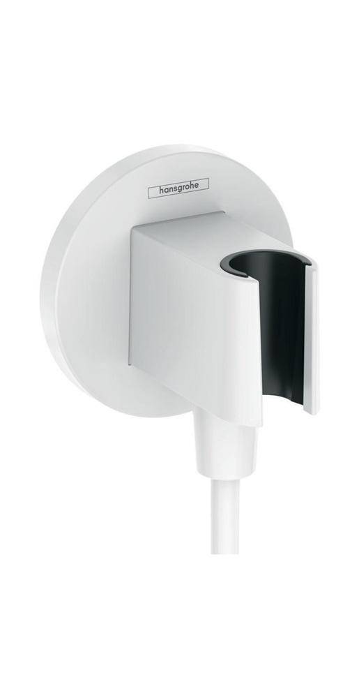 hansgrohe HG Wandanschluss FixFit S mit Brausehalter mattweiß