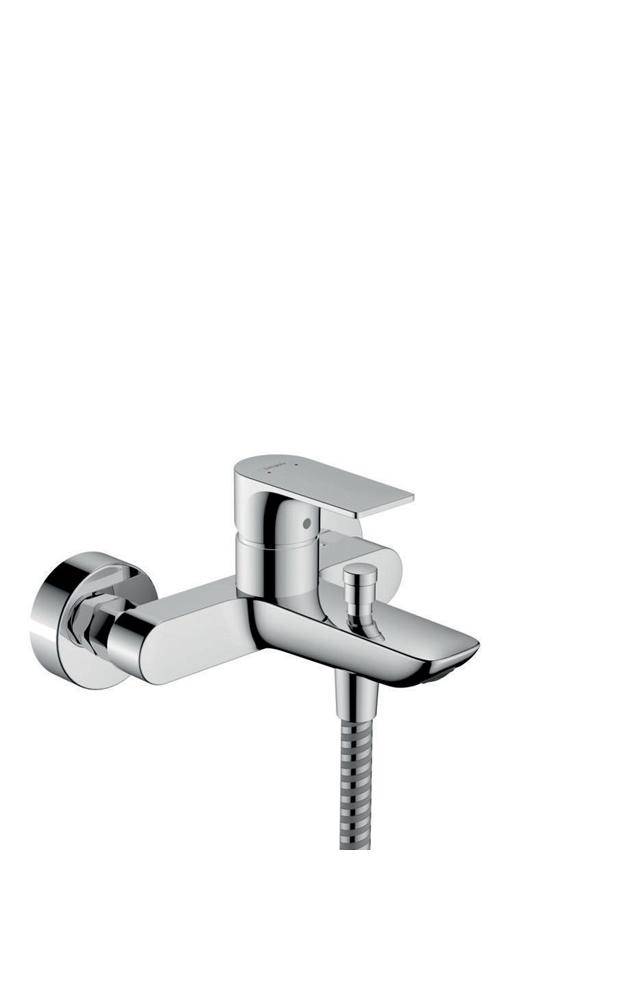 hansgrohe HG Einhebel-Wannenmischer Rebris E Aufputz chrom