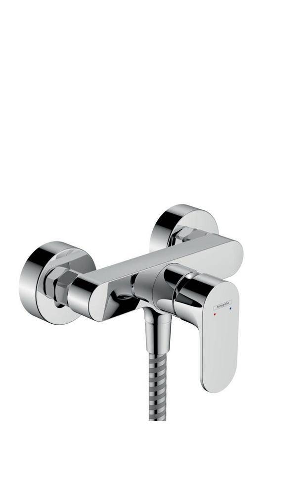 hansgrohe HG Einhebel-Brausemischer Rebris S Aufputz chrom