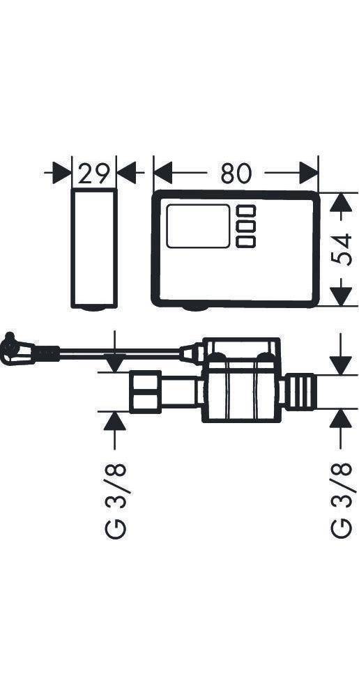 hansgrohe HG Durchflussmesser F23