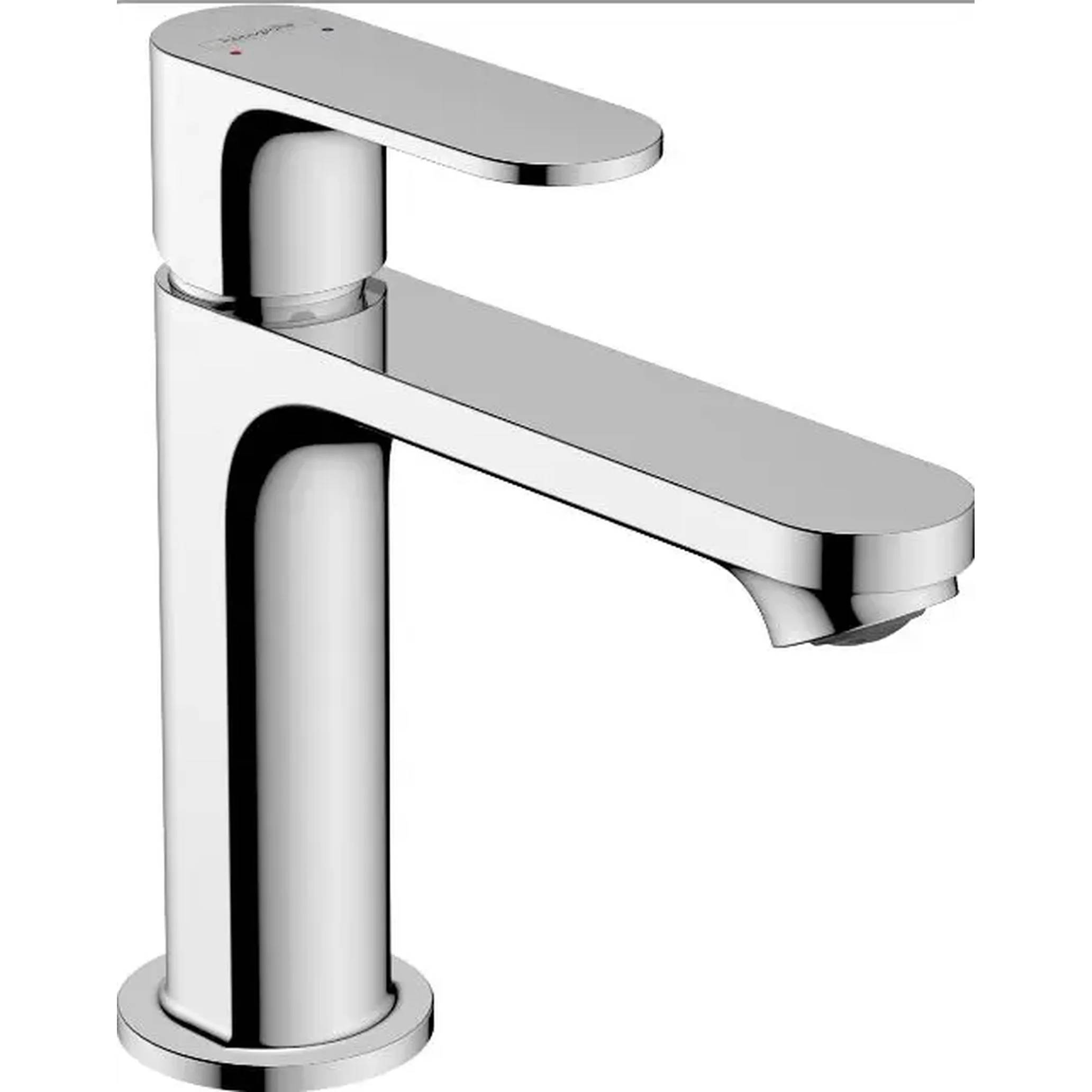 hansgrohe Einhebel-Waschtischmischer Rebris S 110 mit Zugstangen Ablaufgarnitur, Chrom, 1 Stk.