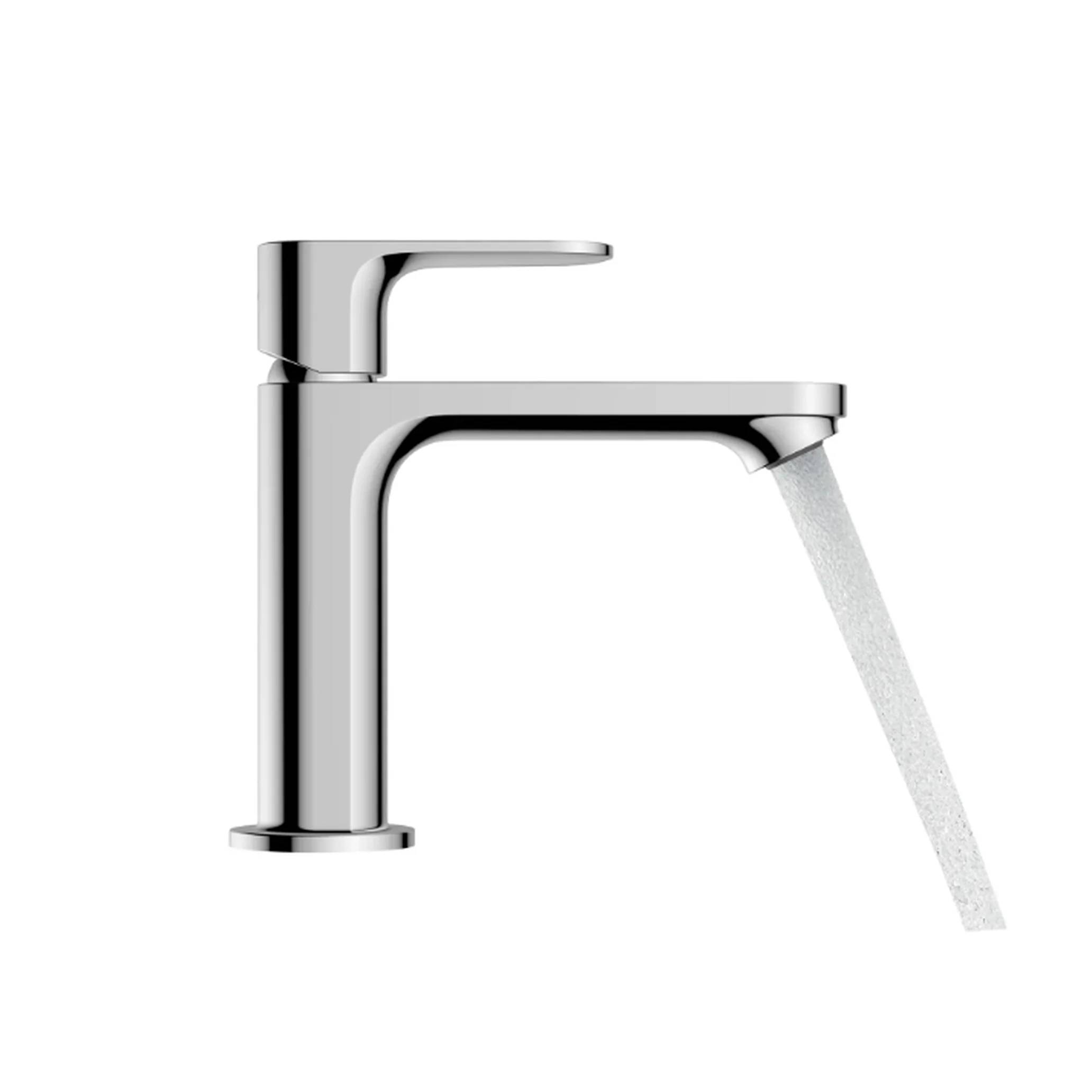 hansgrohe Einhebel-Waschtischmischer Rebris S 110 mit Zugstangen Ablaufgarnitur, Chrom, 1 Stk.