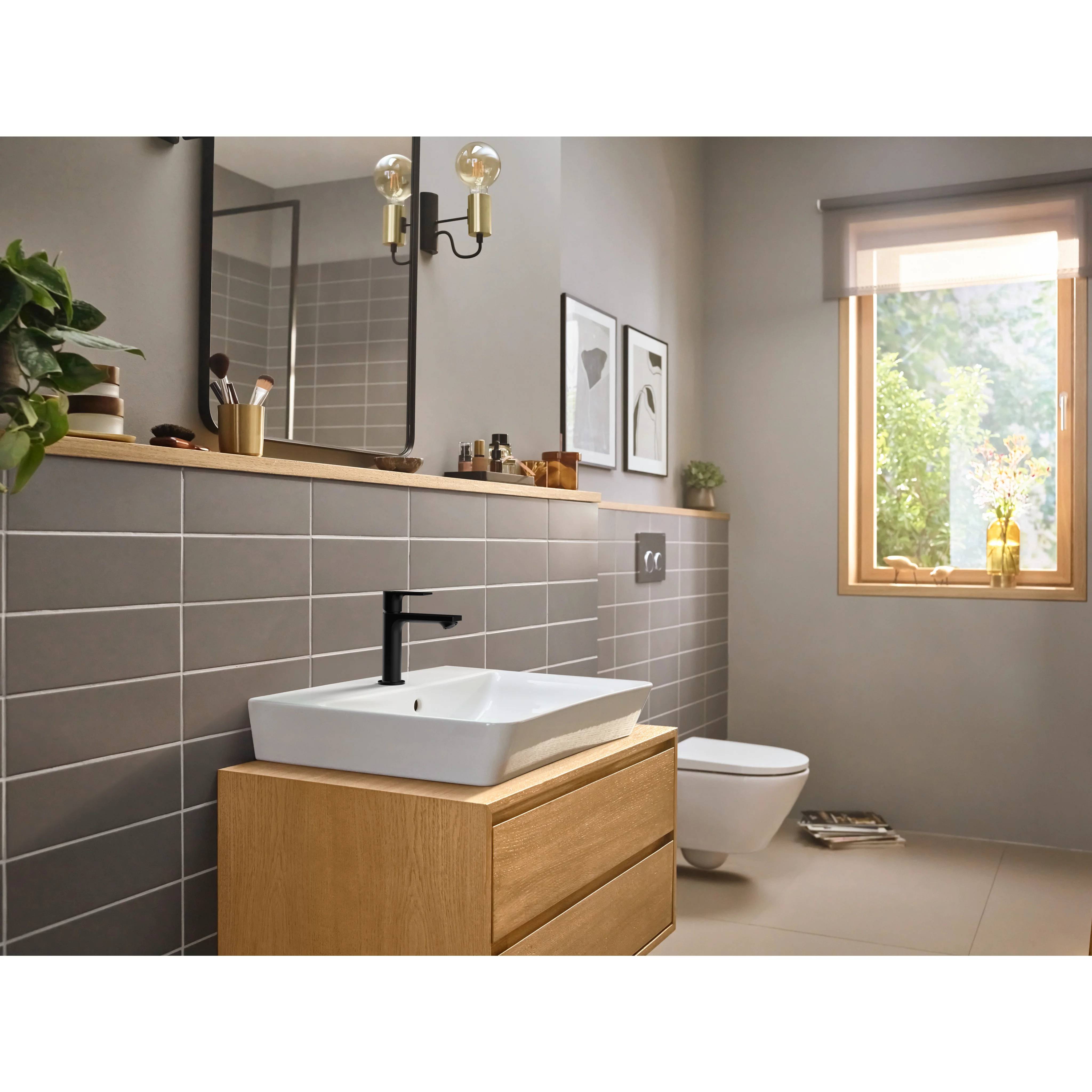 hansgrohe Einhebel-Waschtischmischer Rebris E 110 CoolStart o.Zugstange MSW, 1 Stk.