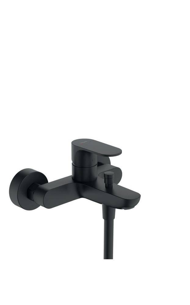 hansgrohe HG Einhebel-Wannenmischer Rebris S Aufputz mattschwarz