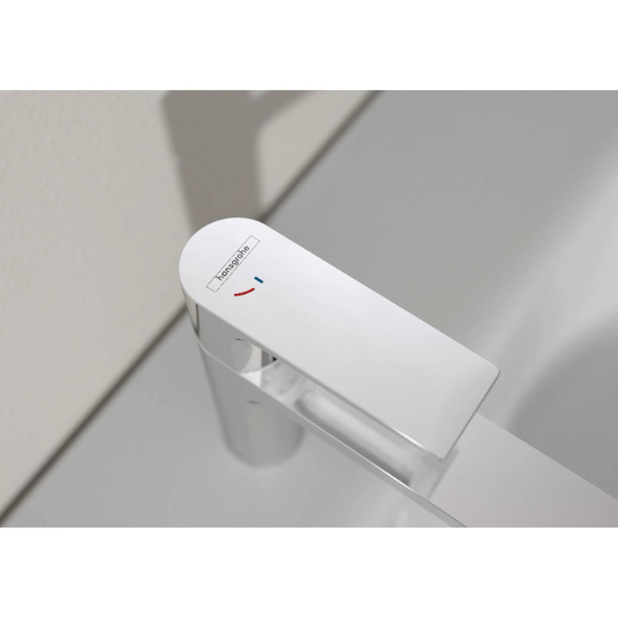 hansgrohe Einhebel-Waschtischmischer Rebris E 80 CoolStart o.Zugstange chrom, 1 Stk.