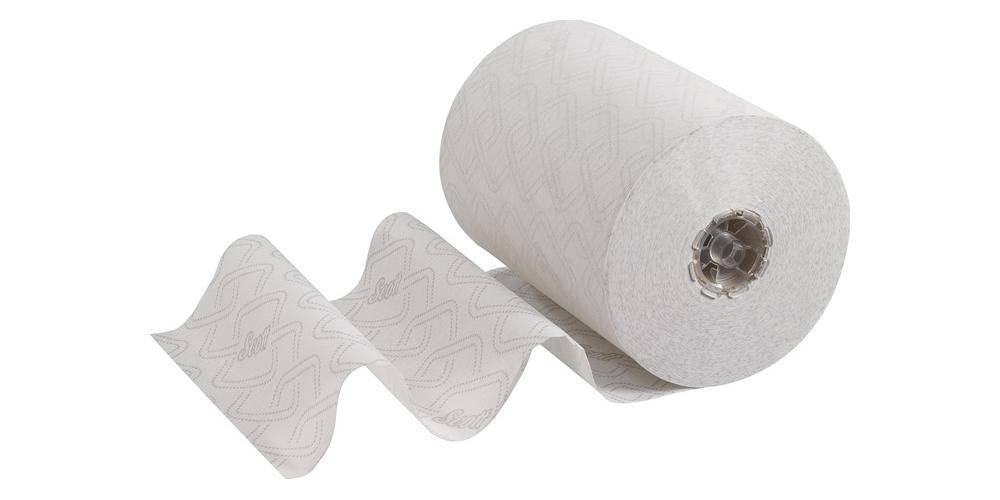 KIMBERLY-CLARK Rollenhandtuch Scott 6695 1-lagig weiß