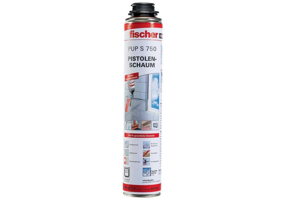 fischer Pistolenschaum PUP S 750 ml B2 beige