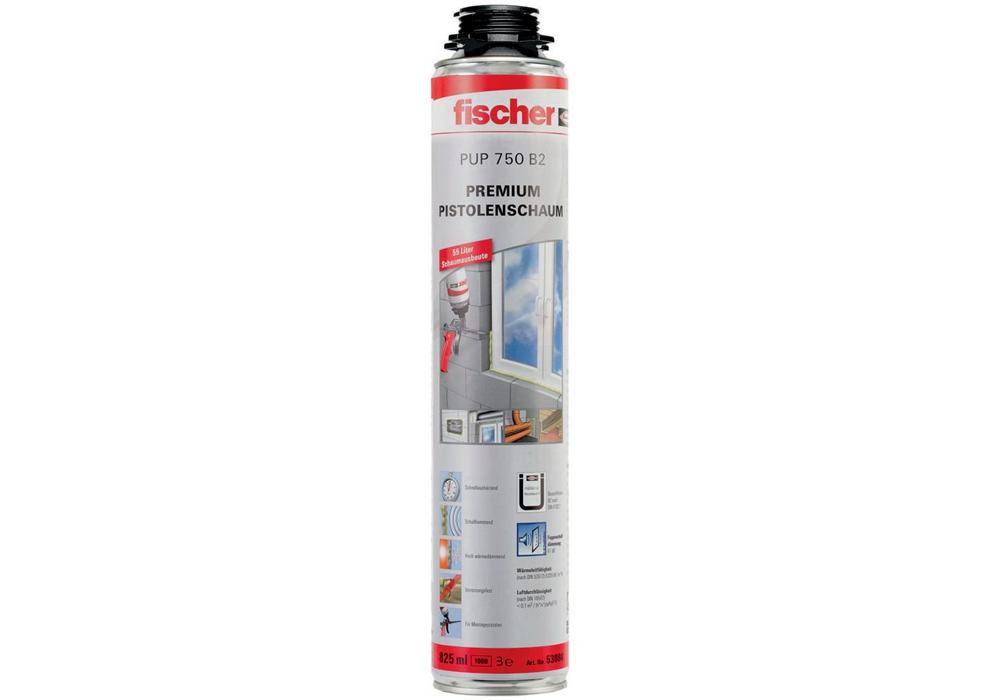 fischer 1K-Pistolenschaum PUP 750 825 ml beige