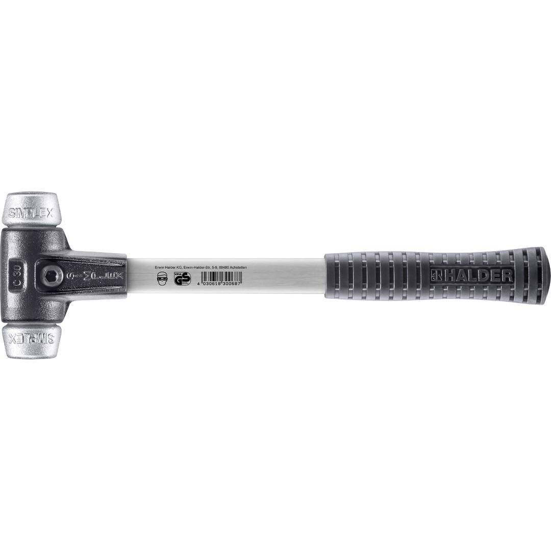 HALDER SIMPLEX-Schonhammer, Weichmetall; mit verstärktem