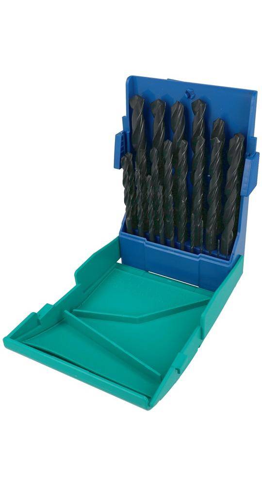 HELLER Spiralbohrersatz DIN 338 Typ RN 0901 25-tlg. D.1,0-13,0mm HSS