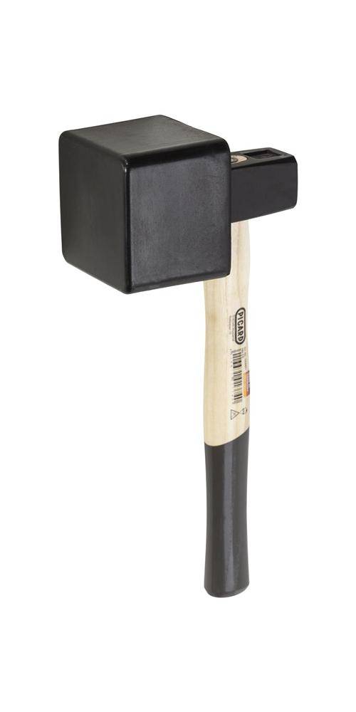 PICARD Plattenlegerhammer 68e m.aufvulkanis. Gummiklotz ES Länge 360