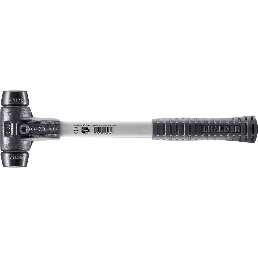 HALDER SIMPLEX-Schonhammer, Gummikomposition; mit verstärktem