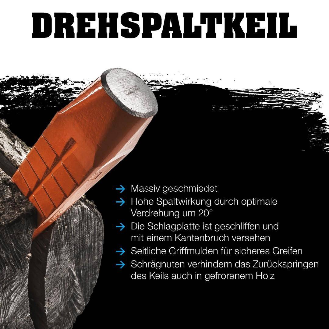 HALDER Drehspaltkeil, inkl. praktischer Transportbox aus