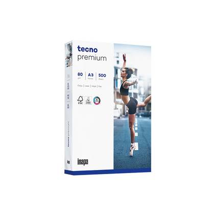 tecno Multifunktionspapier premium, A3, 80 g/qm, weiß